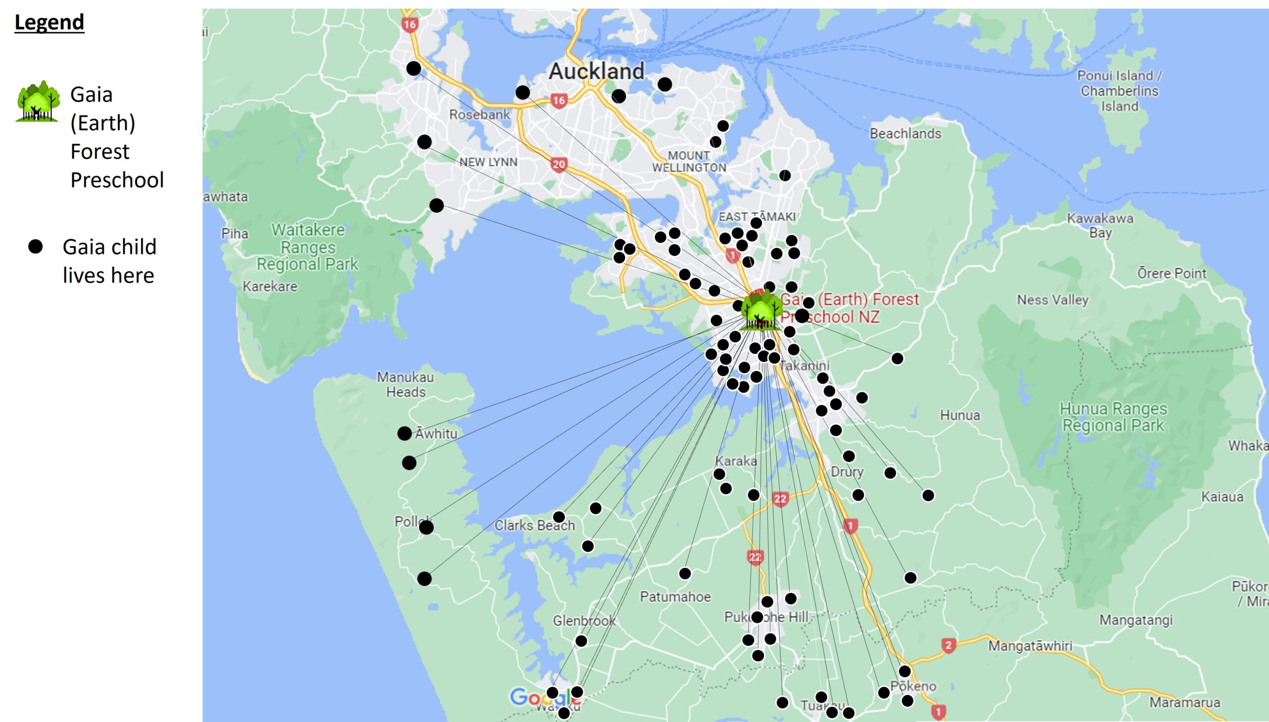 Gaia (Earth) Forest Preschool New Zealand Day Care in Auckland